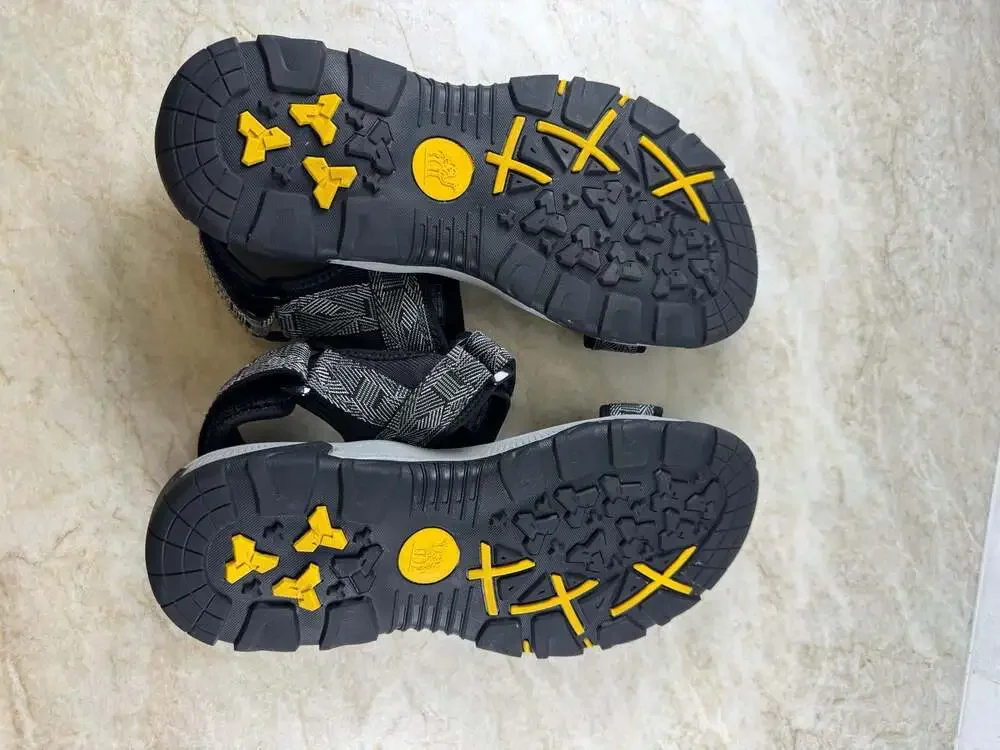 CAMEL CROWN Men’s Waterproof Closed Toe Hiking Sandals Gray Black Size 12.5